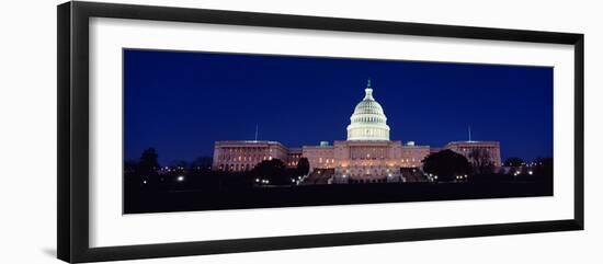 The Capitol at Nighttime-null-Framed Photographic Print