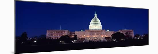 The Capitol at Nighttime-null-Mounted Photographic Print