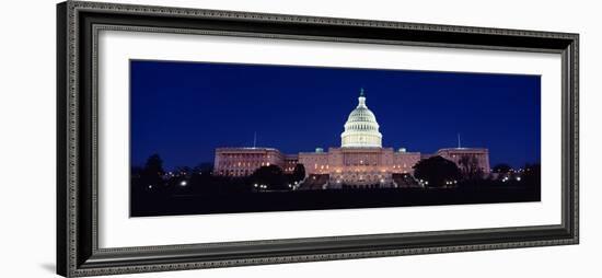 The Capitol at Nighttime-null-Framed Photographic Print