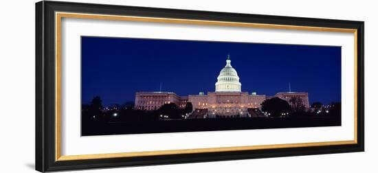 The Capitol at Nighttime-null-Framed Photographic Print