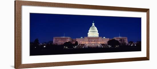 The Capitol at Nighttime-null-Framed Photographic Print