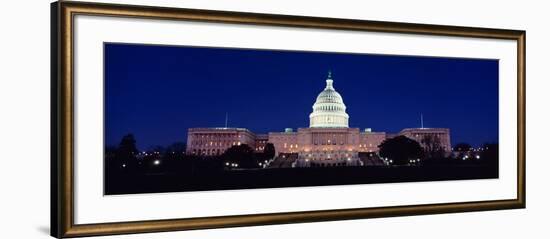 The Capitol at Nighttime-null-Framed Photographic Print