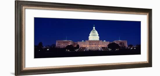 The Capitol at Nighttime-null-Framed Photographic Print