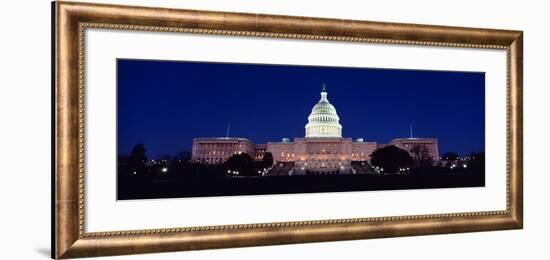 The Capitol at Nighttime-null-Framed Photographic Print