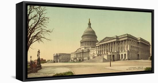 The Capitol at Washington, c.1902-null-Framed Premier Image Canvas