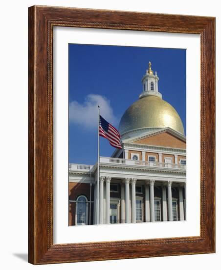 The Capitol, Boston, Massachusetts, New England, USA-Rob Mcleod-Framed Photographic Print