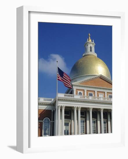 The Capitol, Boston, Massachusetts, New England, USA-Rob Mcleod-Framed Photographic Print