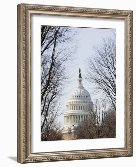 The Capitol Building, Capitol Hill, Washington D.C., United States of America, North America-Christian Kober-Framed Photographic Print