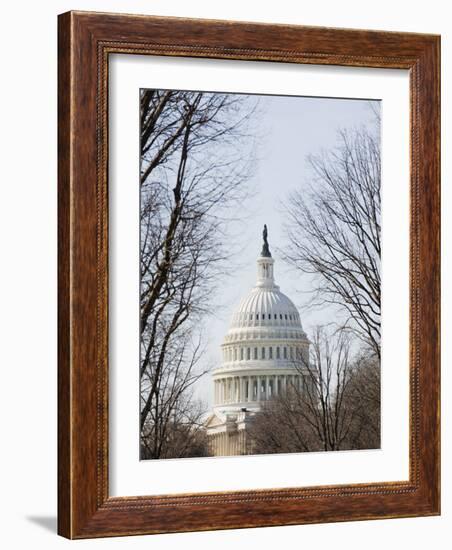 The Capitol Building, Capitol Hill, Washington D.C., United States of America, North America-Christian Kober-Framed Photographic Print