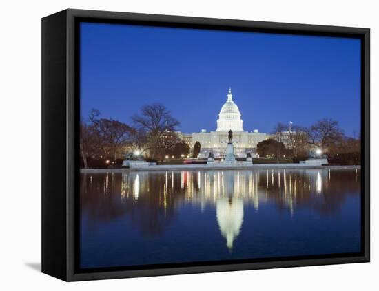 The Capitol Building, Capitol Hill, Washington D.C., United States of America, North America-Christian Kober-Framed Premier Image Canvas