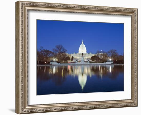 The Capitol Building, Capitol Hill, Washington D.C., United States of America, North America-Christian Kober-Framed Photographic Print