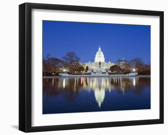 The Capitol Building, Capitol Hill, Washington D.C., United States of America, North America-Christian Kober-Framed Photographic Print