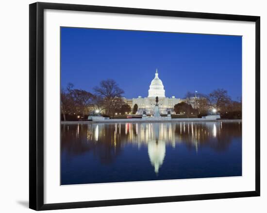 The Capitol Building, Capitol Hill, Washington D.C., United States of America, North America-Christian Kober-Framed Photographic Print