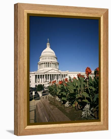 The Capitol Building from the East, Washington D.C., USA-Geoff Renner-Framed Premier Image Canvas