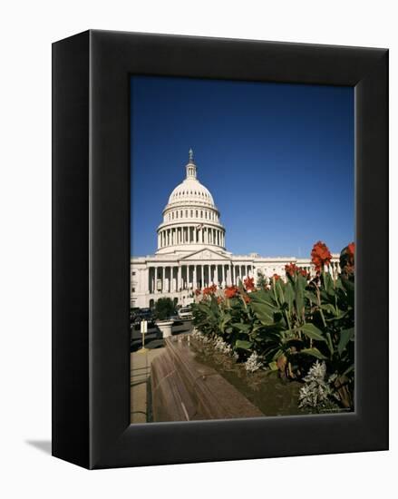 The Capitol Building from the East, Washington D.C., USA-Geoff Renner-Framed Premier Image Canvas
