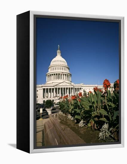 The Capitol Building from the East, Washington D.C., USA-Geoff Renner-Framed Premier Image Canvas