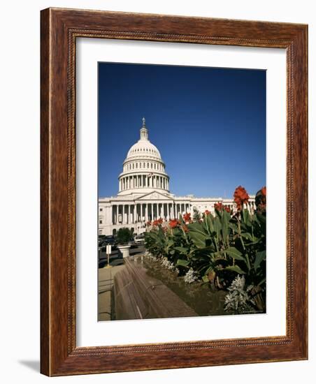 The Capitol Building from the East, Washington D.C., USA-Geoff Renner-Framed Photographic Print