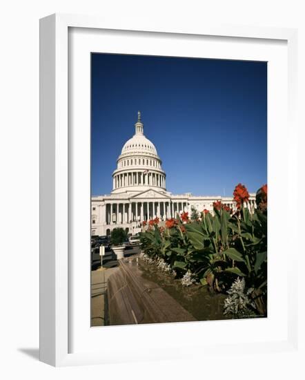 The Capitol Building from the East, Washington D.C., USA-Geoff Renner-Framed Photographic Print