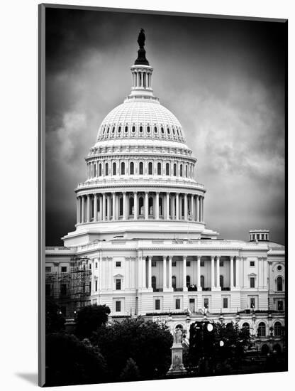 The Capitol Building, US Congress, Washington D.C, District of Columbia, White Frame-Philippe Hugonnard-Mounted Art Print