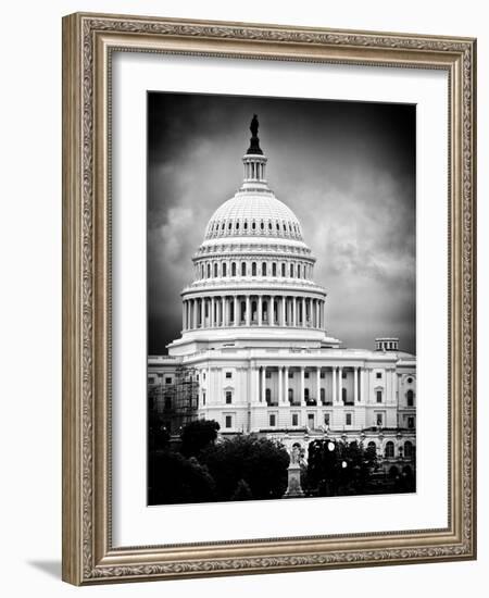 The Capitol Building, US Congress, Washington D.C, District of Columbia, White Frame-Philippe Hugonnard-Framed Art Print