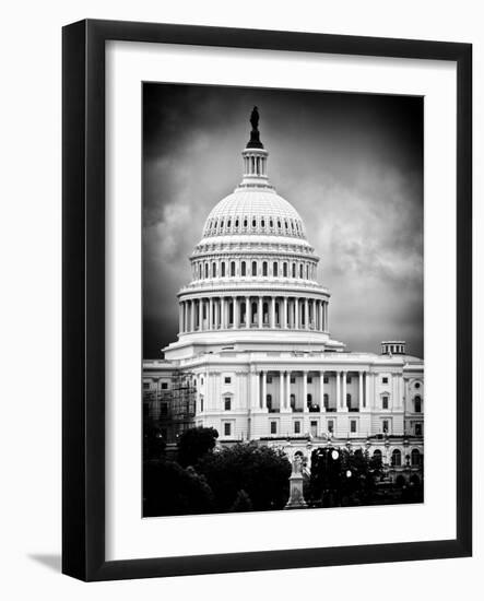 The Capitol Building, US Congress, Washington D.C, District of Columbia, White Frame-Philippe Hugonnard-Framed Art Print