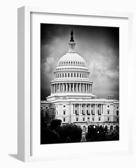 The Capitol Building, US Congress, Washington D.C, District of Columbia, White Frame-Philippe Hugonnard-Framed Art Print