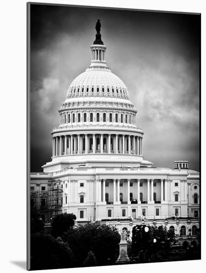 The Capitol Building, US Congress, Washington D.C, District of Columbia, White Frame-Philippe Hugonnard-Mounted Art Print