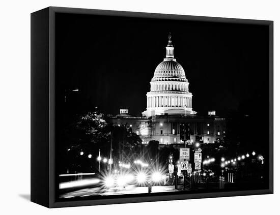 The Capitol Building, US Congress, Washington D.C, District of Columbia-Philippe Hugonnard-Framed Premier Image Canvas