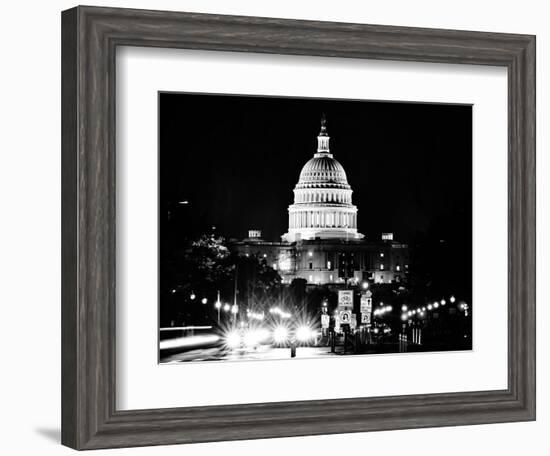 The Capitol Building, US Congress, Washington D.C, District of Columbia-Philippe Hugonnard-Framed Photographic Print