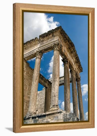 The Capitol, Dougga Archaeological Site, Tunisia-Nico Tondini-Framed Premier Image Canvas