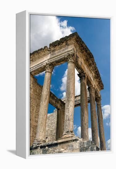 The Capitol, Dougga Archaeological Site, Tunisia-Nico Tondini-Framed Premier Image Canvas