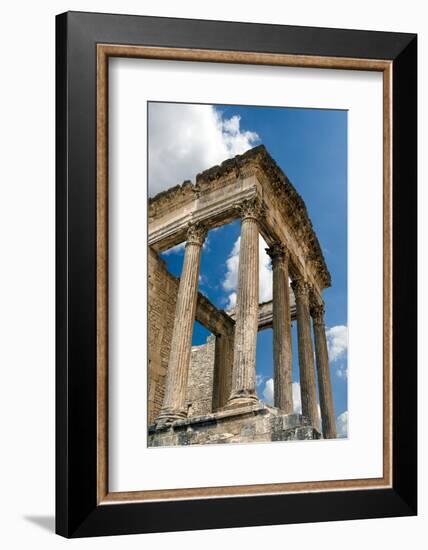 The Capitol, Dougga Archaeological Site, Tunisia-Nico Tondini-Framed Photographic Print