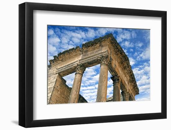 The Capitol, Dougga Archaeological Site, Tunisia-Nico Tondini-Framed Photographic Print