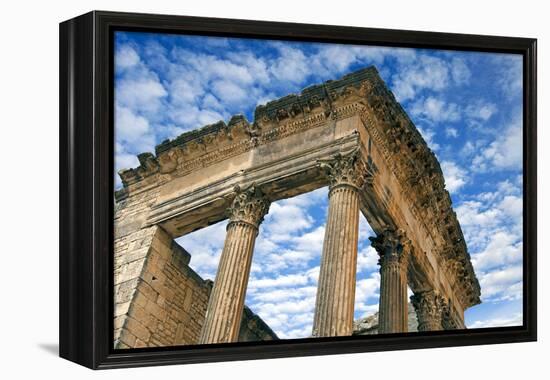 The Capitol, Dougga Archaeological Site, Tunisia-Nico Tondini-Framed Premier Image Canvas