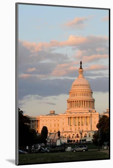 The Capitol in Washington DC at Dusk, Seen from the National Mall-1photo-Mounted Photographic Print