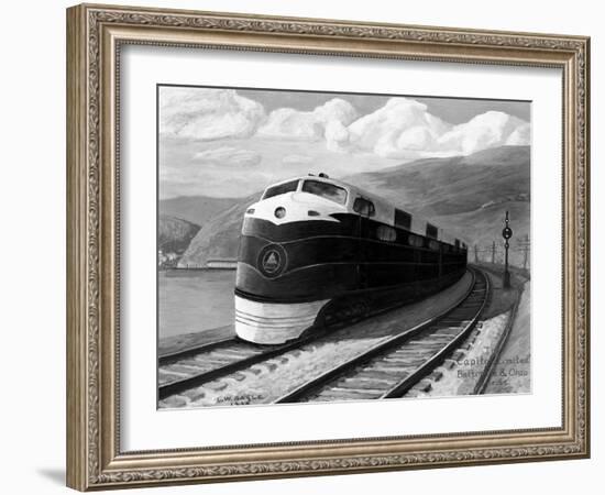 The Capitol Limited-L.W. Sagle-Framed Giclee Print