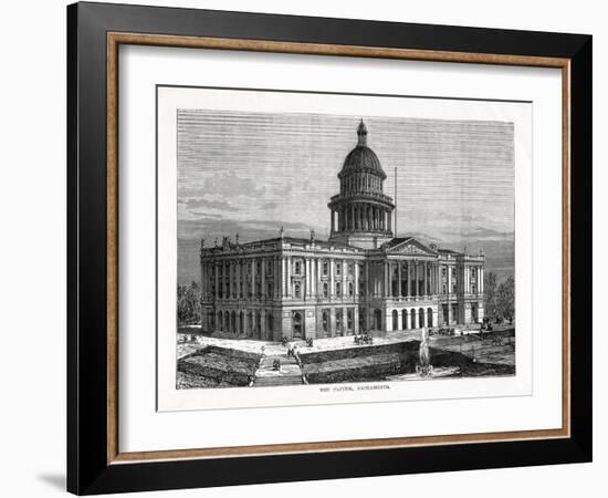 The Capitol, Sacramento, California, USA, 1877-null-Framed Giclee Print