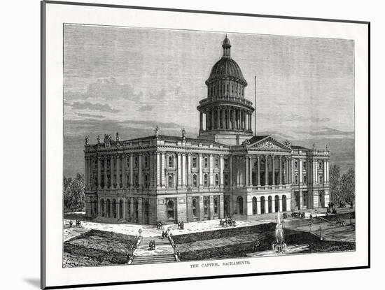 The Capitol, Sacramento, California, USA, 1877-null-Mounted Giclee Print