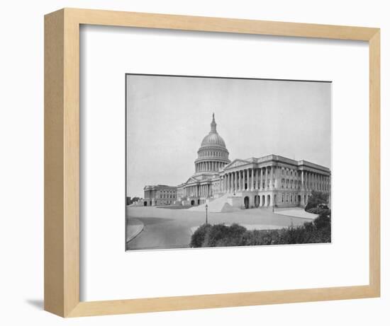 'The Capitol, Washington', 19th century-Unknown-Framed Photographic Print
