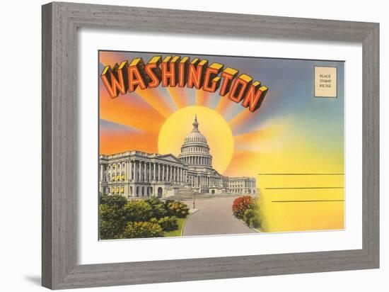 The Capitol Washington, DC-null-Framed Art Print