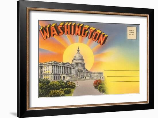 The Capitol Washington, DC-null-Framed Art Print