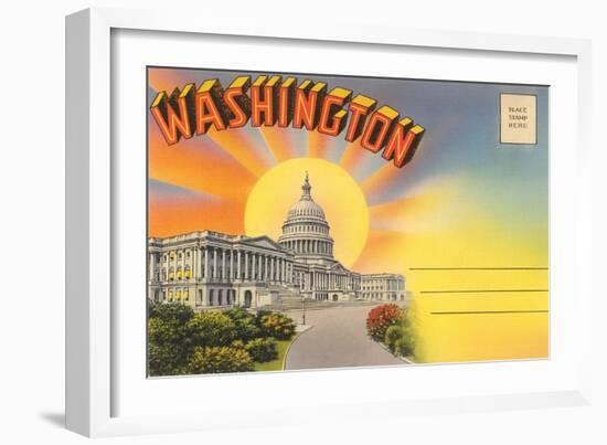 The Capitol Washington, DC-null-Framed Art Print