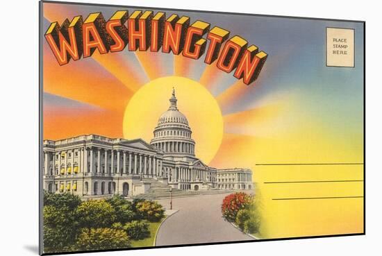 The Capitol Washington, DC-null-Mounted Art Print
