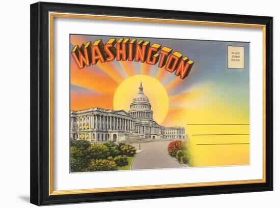 The Capitol Washington, DC-null-Framed Art Print