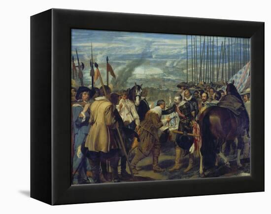 The Capitulation of Breda, 1634/1635-Diego Velazquez-Framed Premier Image Canvas