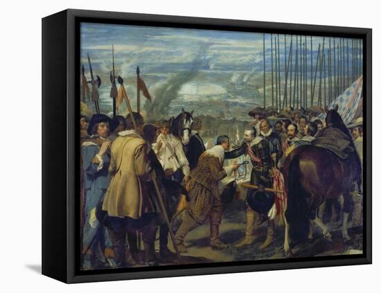 The Capitulation of Breda, 1634/1635-Diego Velazquez-Framed Premier Image Canvas