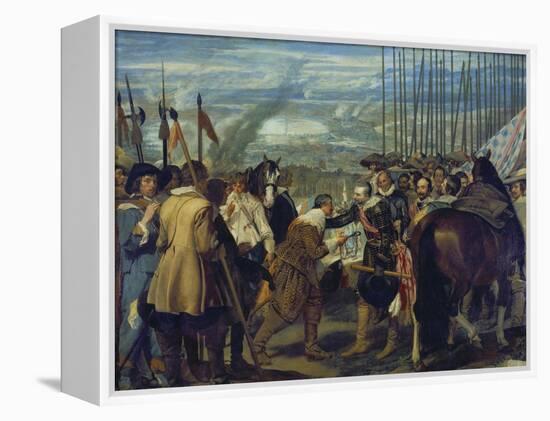 The Capitulation of Breda, 1634/1635-Diego Velazquez-Framed Premier Image Canvas