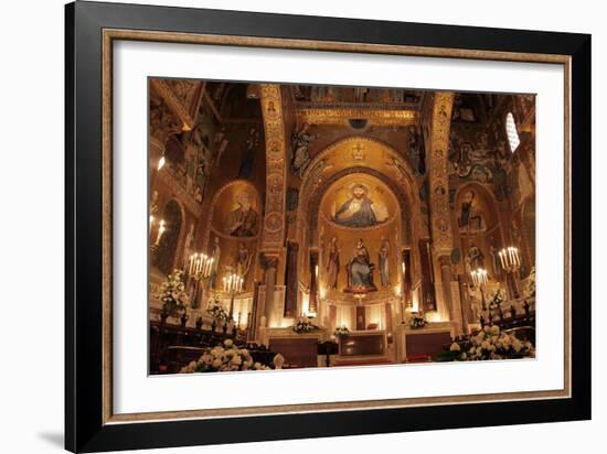 The Cappella Palatina at the Palazzo Reale in Palermo Sicily-null-Framed Giclee Print