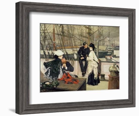 The Captain and the Mate, 1873-James Tissot-Framed Giclee Print