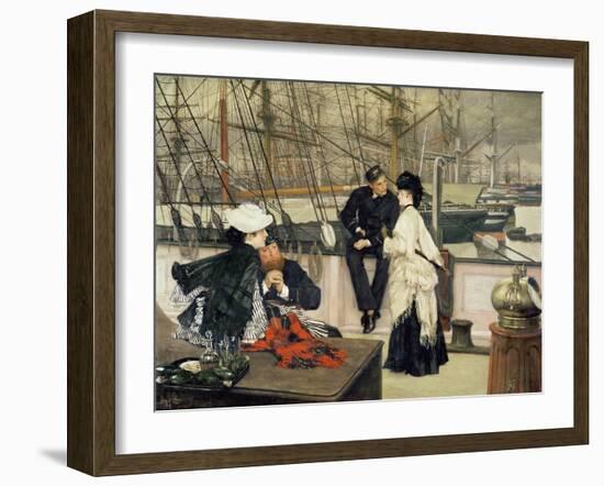 The Captain and the Mate, 1873-James Tissot-Framed Giclee Print